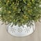 Glitzhome® Silver 26" LED Snowflake Cutout Metal Tree Collar